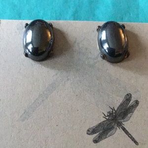 Lovely Hematite Stud Earrings